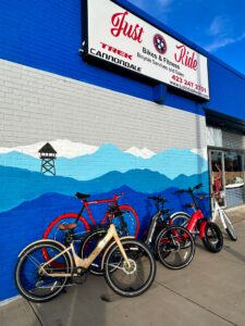 Photo outside of Just Ride Bikes