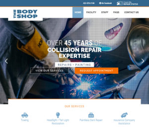 The Body Shop on desktop