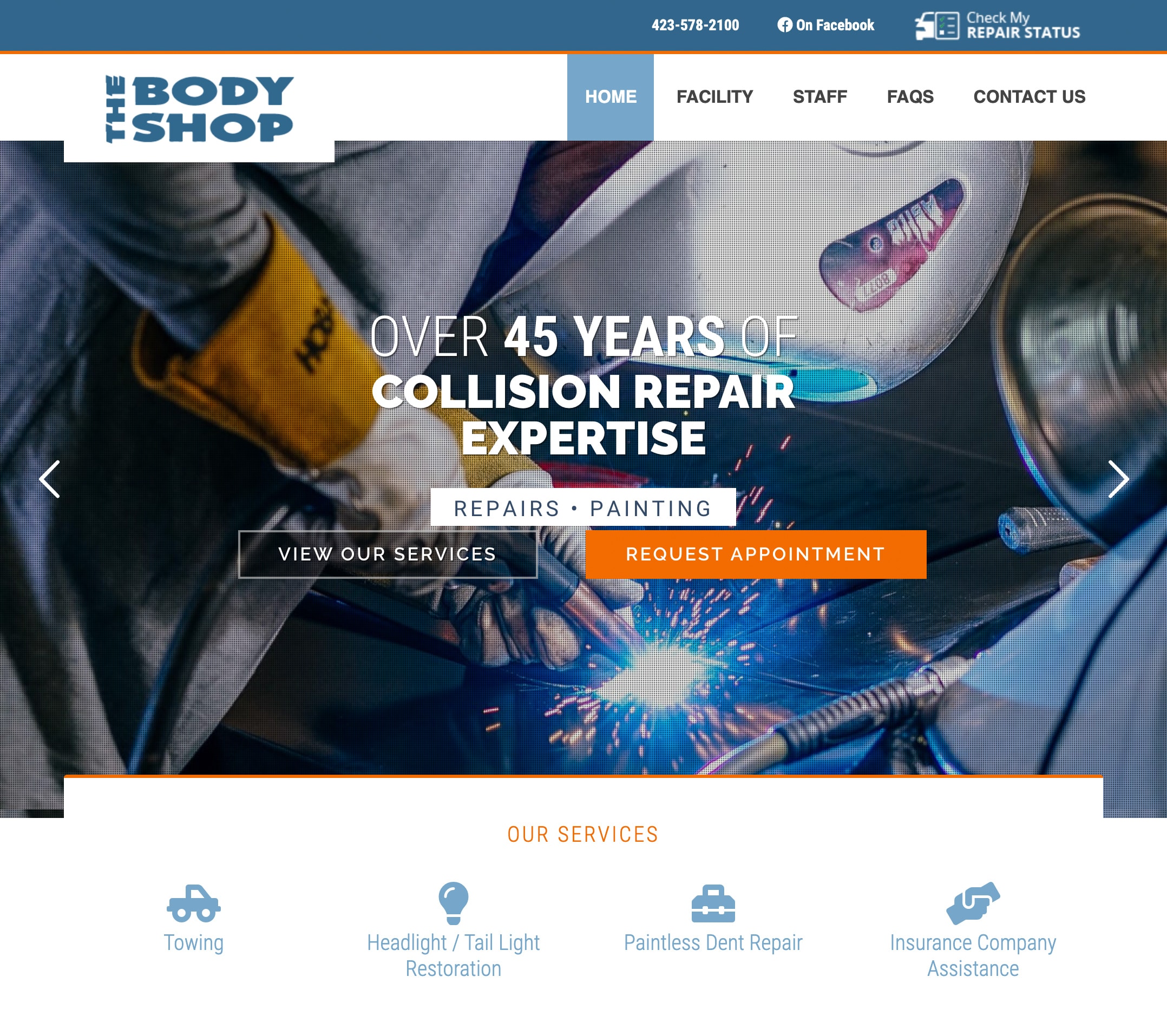 The Body Shop on desktop