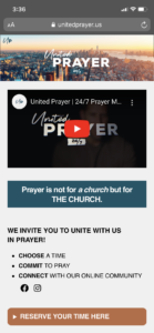 United Prayer mobile