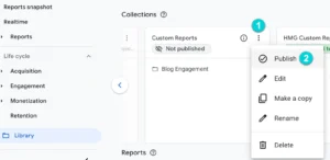 publish collection