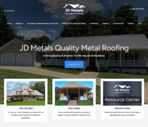 JD Metals website