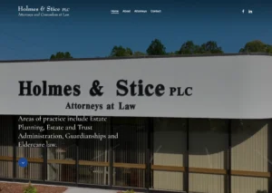 Holmes and Stice website